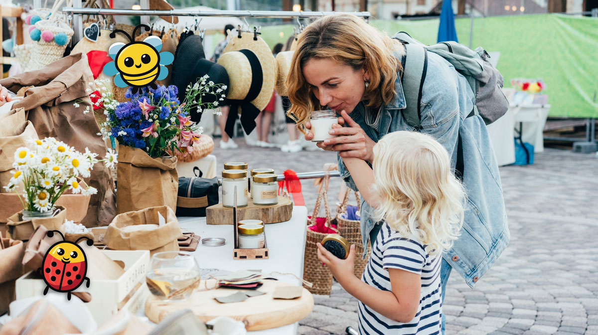 Biet och Nyckelpigan på Lekparksloppet