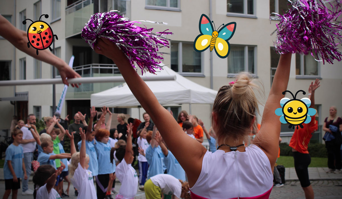 Biet, Fjärilen och Nyckelpigan på Lekparksloppet