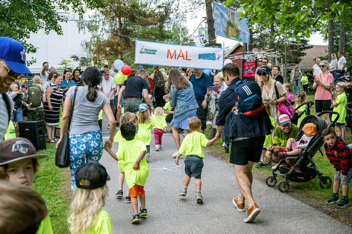 Lekparksloppet på Gatufesten i Cenrala Nacka 2024
