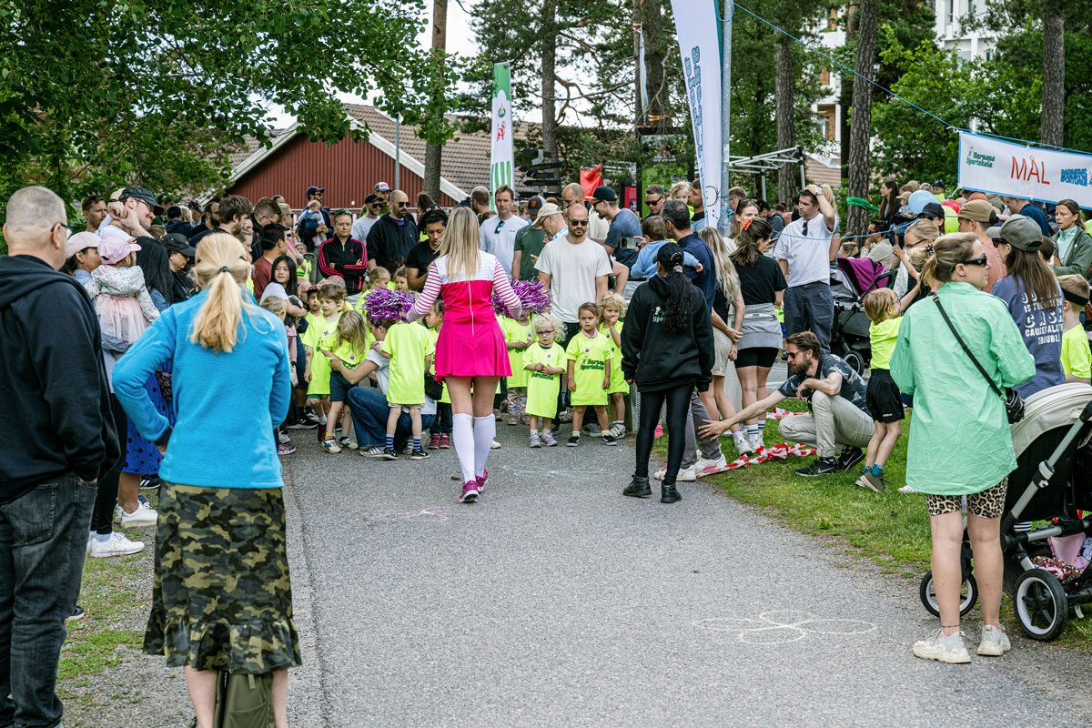 Lekparksloppet på Gatufesten i Cenrala Nacka 2024